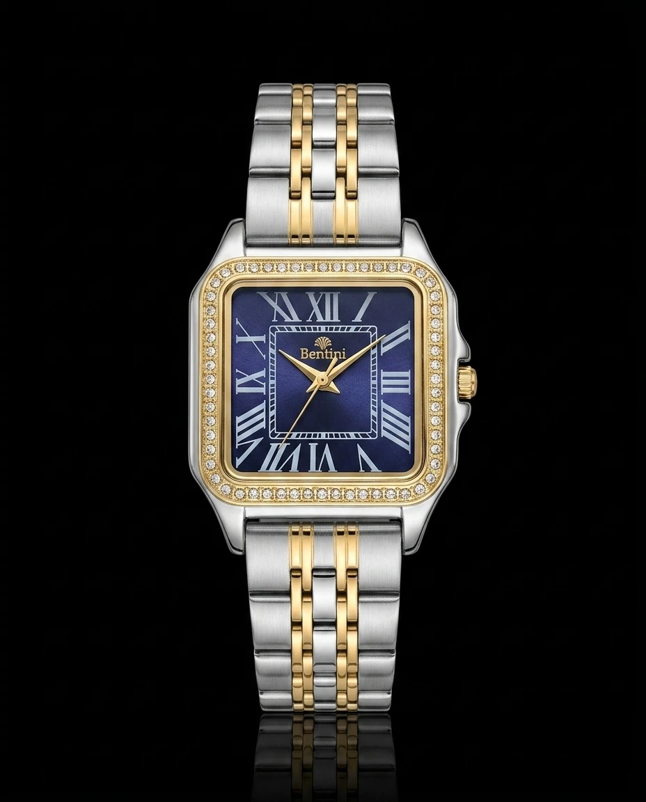 Bentini Martina kadın kol saati — quartz, 36 mm kasa, çelik kordon